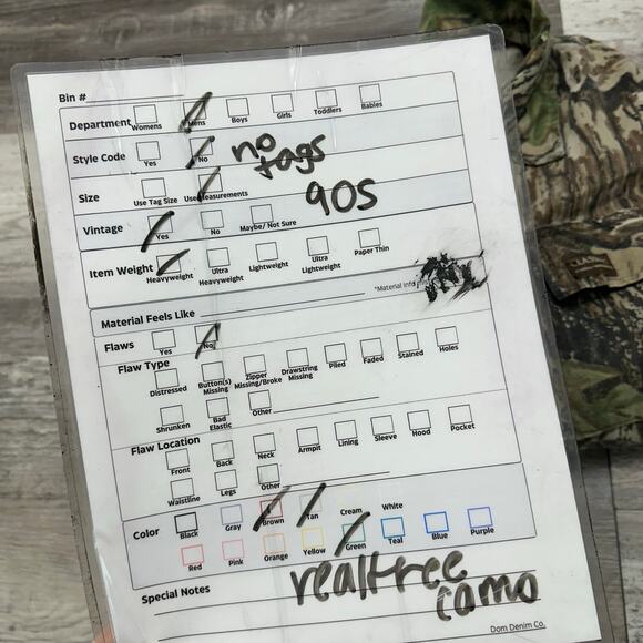 Vintage 90s Classics Ranger Realtree Camouflage Mens‎ L Hunting Camo Jacket USA - Picture 7 of 8